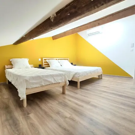 Appartement Colorchic 3 Etoiles - 120M2 Plein Centre - Parking Prive Terrasse Clim à Mèze Extérieur photo
