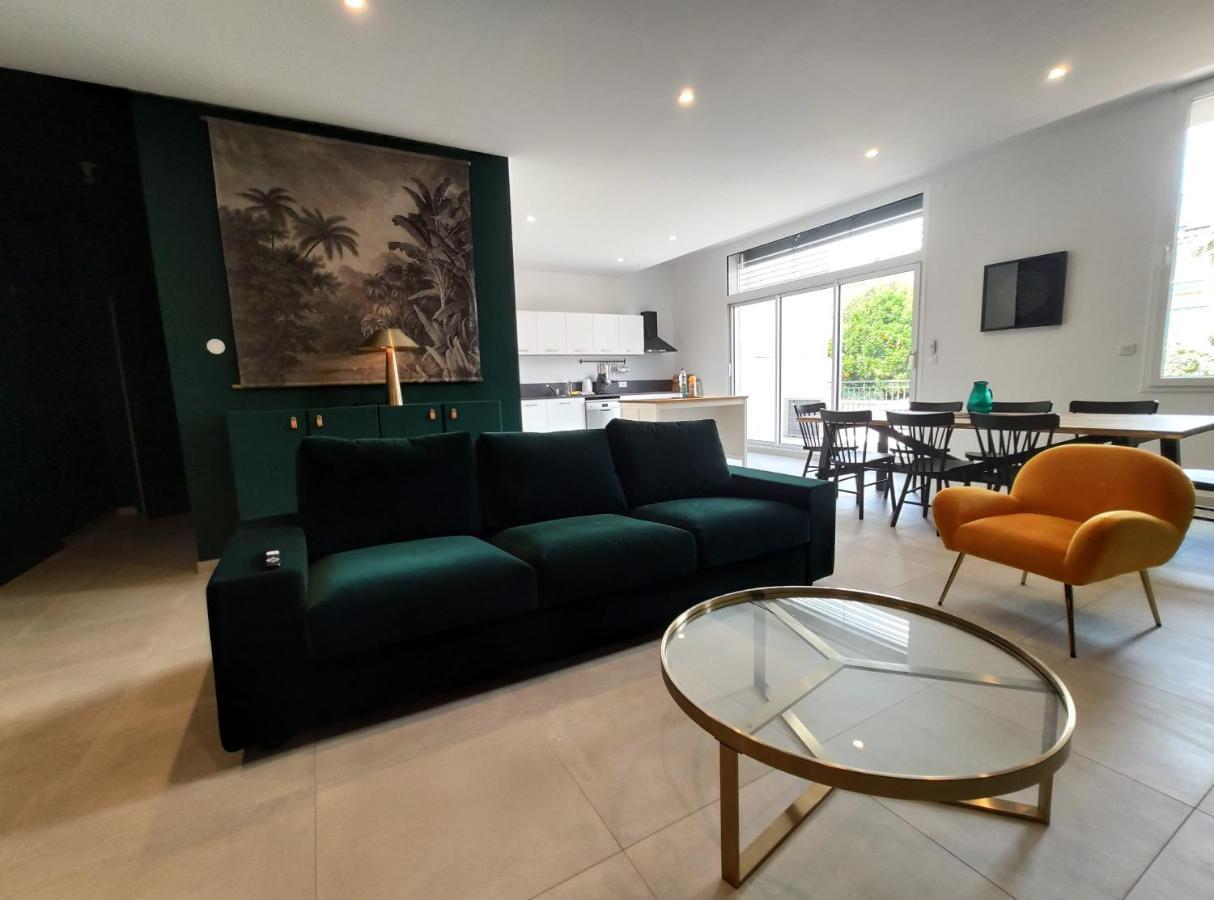 Colorchic 3 Etoiles - 120m2 Plein Centre - Parking Prive Terrasse Clim Appartement Mèze