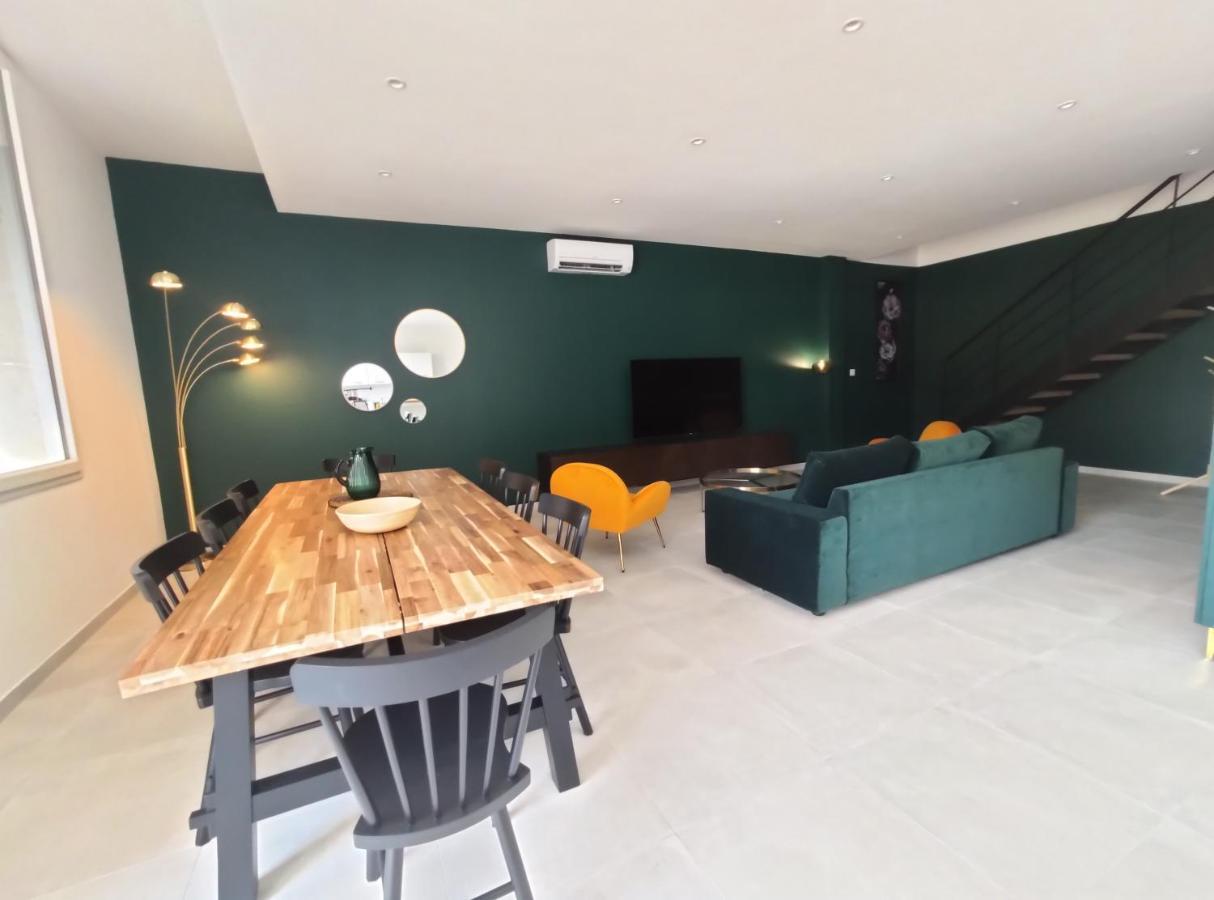 Appartement Colorchic 3 Etoiles - 120m2 Plein Centre - Parking Prive Terrasse Clim Mèze